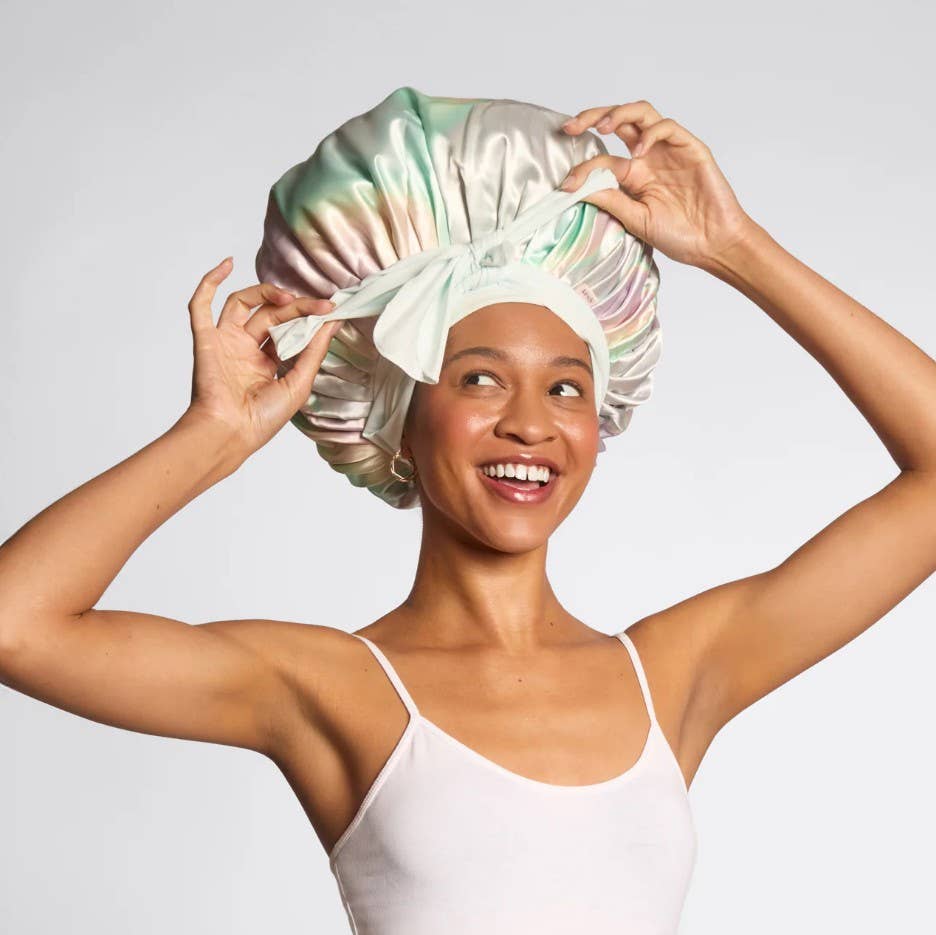 KITSCH Adjustable Satin Bonnet – Aura