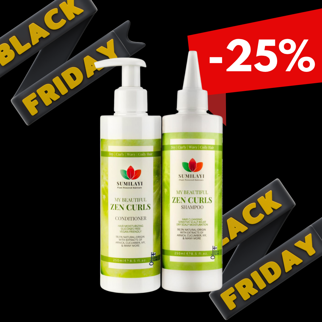 My Beautiful Zen Curls Shampoo and Conditioner | Fragrance-free and gentle