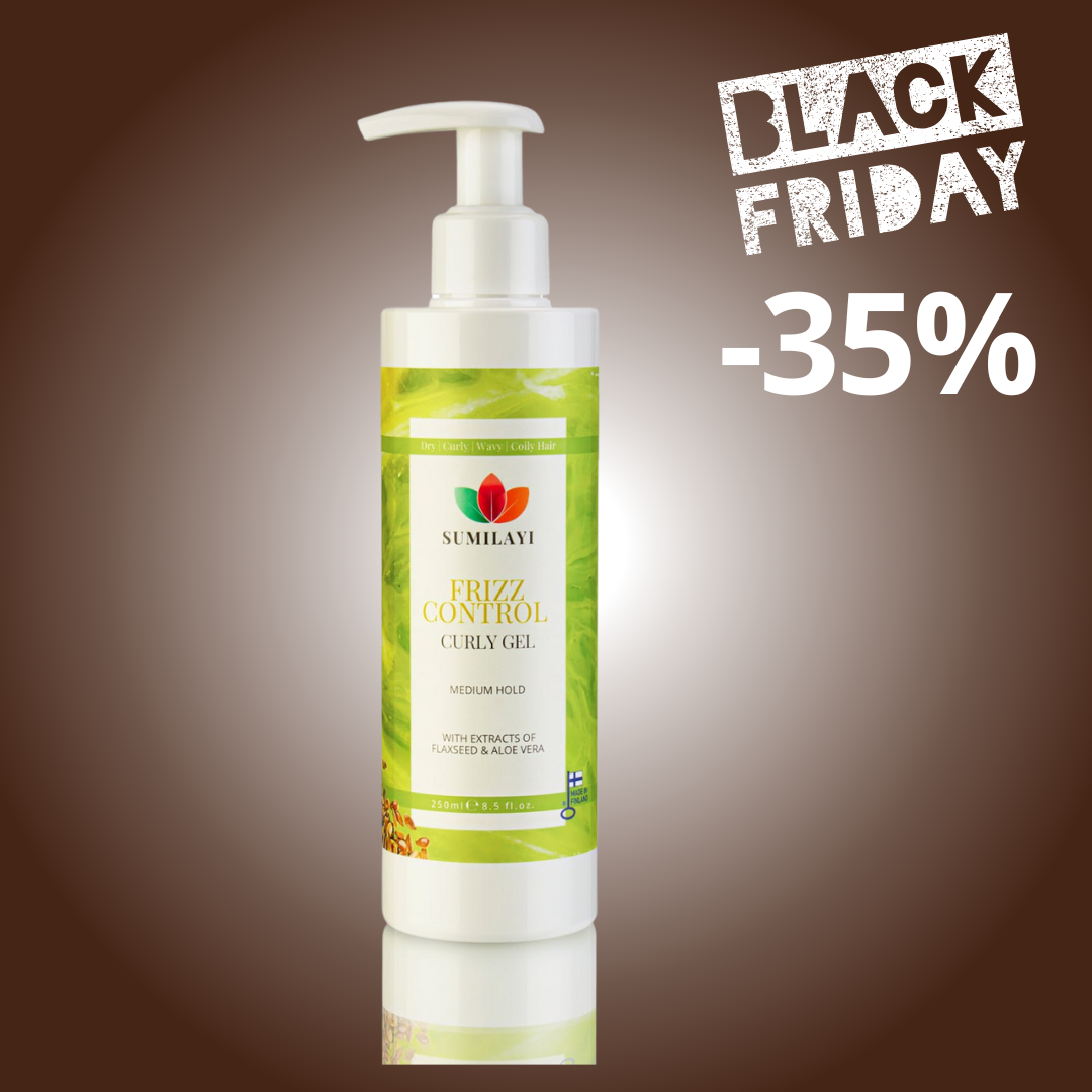 Black Friday -35% Frizz Control Curly Gel 250ml - Laadukas , valmistaja: Sumilayi. Saatavilla verkkokaupassa Sumilayi. Katso lisää: Black Friday -35% Frizz Control Curly Gel 250ml.