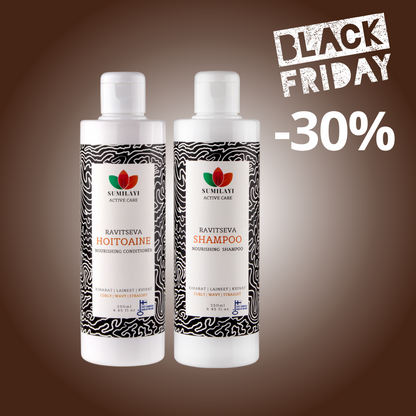 Black Friday -30% Active Care Shampoo ja Hoitoaine 250ml