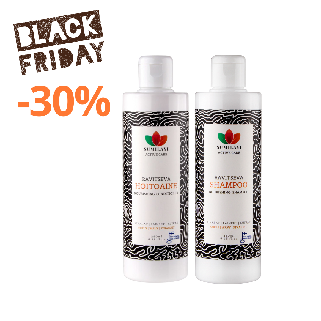 Black Friday -30% Active Care Shampoo ja Hoitoaine 250ml